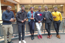 From left: Heros, Ricardo, Mariana, Kito, Kikuru and Ruwanda Ndoole. 